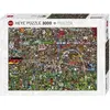 Image de Puzzle HEYE Histoire du ballon rond 3000 pièces