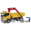 Image de Bruder Scania Super 560R Camion de chantier avec grue et 2 palettes