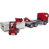 Image de Bruder 03767 - MAN TGS Camion avec conteneur et chargeur Schäffer