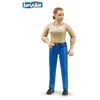 Image de Figurine Br Femme Peau claire+pantalon Bleu 60408