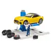Image de Bruder Spielwaren GmbH & Co. KG bworld Centre de service pour voitures, Roadster