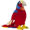 Image de Heunec SOFTISSIMO perroquet, taille 20 cm