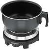 Image de ROMMELSBACHER Plaque de cuisson de voyage autom.,500W,+casserole 0.9L RK 501/S