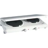 Image de ROMMELSBACHER Plaque de cuisson THL 3097 A 2 plaques de cuisson avec couvercle 3000 watts blanc