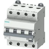 Image de Disjoncteur Siemens FI/LS, 6 kA, 4P, type A, 30 mA, C, 16A, 400V, 1 pièce.
