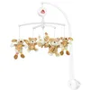 Image de Fehn Mobile musical Rainbow - Mobile à remonter avec mélodie musicale Bonne lune et figurines pour apaiser et occuper - Avec fixation au lit pour bébé de 0 à 5 mois en occasion ou reconditionné