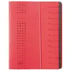 Image de Elba Chic 400002024 Trieur Rouge Din A4 Carton Nombre De Compartiments: 7