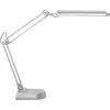 Image de MAUL Lampe de table MAULatlantic LED 6.500 K Pied argenté