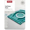 Image de Sacs d'aspirateur Miele HyClean Pure, pack de 4 avec 1 filtre - Bleu Arctique