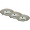 Image de Lampe LED encastrée BRILONER LEUCHTEN ATTACH ONE, 5 W, 400 lm, IP44, nickel mat, plastique, set de 3, Ø 7,5 cm