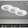 Image de Lampe LED encastrée BRILONER LEUCHTEN ATTACH MOVE, 4,8 W, 400 lm, IP23, blanc, plastique, Ø 8,2 cm