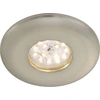 Image de Briloner LED encastrable ronde nickel mat rigide IP65 5W module 400lm blanc chaud 3000K 110
