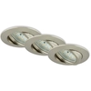Image de Lampe LED encastrée BRILONER LEUCHTEN ATTACH DIM, 5,5 W, 470 lm, IP23, nickel mat, plastique, intensité lumineuse variable, Ø 8,2 cm