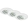 Image de Lampe LED encastrée BRILONER LEUCHTEN ATTACH DIM, 5,5 W, 470 lm, IP23, blanc, plastique, intensité lumineuse variable, Ø 8,2 cm