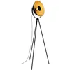 Image de Briloner Lampadaire Retro Design Trépied Noir Or 58x34.5x160 Cm Forme Conique E27 Max 60 W Avec Interrupteur Au Pied Métal Lampe Salon Chambre