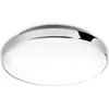 Image de Lampe LED pour salle de bain BRILONER LEUCHTEN MALBONA, 13 W, 1400 lm, IP44, blanc-chrome, plastique-métal, Ø 28,5 cm