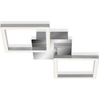Image de Plafonnier LED BRILONER LEUCHTEN FRAME, 16 W, 1200 lm, IP20, chrome-alu, métal-plastique, 47 x 22,6 x 7,3 cm