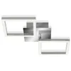 Image de Briloner - Plafonnier Led Leuchten Frame, 16 W, 1200 Lm, Ip20, Chrome-alu, Métal-plastique, 47 X 22,6 X 7,3 Cm