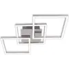 Image de Plafonnier LED BRILONER LEUCHTEN FRAME, 36 W, 2600 lm, IP20, chrome-alu, métal-plastique, intensité lumineuse variable, 76,3 x 36,8 x 7,3 cm