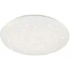 Image de BRILONER Plafonnier LEDReproduction étoilé 48cm rond 24W 2400lm IP20 lumière blanc neutre blanc lampe plafond salon chambre enfant