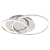 Image de Briloner - Plafonnier Led Leuchten Frame, 40 W, 3200 Lm, Ip20, Chrome-alu, Métal-plastique, Intensité Lumineuse Variable, 51,5 X 39,5 X 8 Cm
