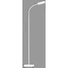 Image de Lampadaire Led Briloner Leuchten Office Step, 6,6 W, 600 Lm, Ip20, Blanc, Métal-plastique, Intensité Lumineuse Variable, 21 X 21 X 128 Cm