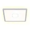 Image de Plafonnier LED BRILONER LEUCHTEN FREE, 18 W, 2400 lm, IP20, couleur argent, plastique, 29,3 x 29,3 x 2,8 cm