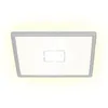 Image de Plafonnier Rétro-éclairé Led Plafonnier Argenté Lampe De Salon Lampe De Couloir Plate, Rétro-éclairage, 18w 2400lm Blanc Neutre, Lxlxh 29,3 X 29,3 X 2,9