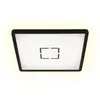 Image de Briloner - Plafonnier Rétro-éclairé Led Plafonnier Noir Lampe De Salon Lampe De Couloir Plate, Rétro-éclairage, 18w 2400lm Blanc Neutre, Lxlxh 29,3 X 29,3 X 2,9