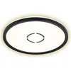 Image de Plafonnier LED BRILONER LEUCHTEN FREE, 18 W, 2400 lm, IP20, noir, plastique, Ø 29,3 cm