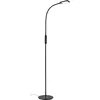 Image de Lampadaire LED BRILONER LEUCHTEN OFFICE REMOTE, 8 W, 700 lm, IP20, noir, métal-plastique, intensité lumineuse variable, avec télécommande, CCT, Ø 24 cm