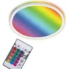 Image de Panneau LED RGB BRILONER LEUCHTEN SLIM, 15 W, 2700 lm, IP20, blanc, plastique, dimmable, Ø 42 cm