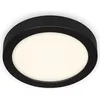 Image de Plafonnier LED BRILONER LEUCHTEN FIRE BLACK, 16,5 W, 1600 lm, IP20, noir, métal-plastique, Ø 22,5 cm