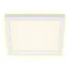 Image de Briloner LED Deckenleuchte Aufbaupanel Cadre Weiß 30cm 18W 2400lm warmweiß 3000K Backlight
