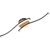 Image de Plafonnier LED BRILONER LEUCHTEN GO, 6 W, 480 lm, IP20, noir, métal-plastique-bois, 55,5 x 12 x 7,2 cm