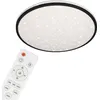 Image de Plafonnier BRILONER LEUCHTEN SKIZO, 48 W, 4400 lm, IP20, noir, plastique, dimmable, avec télécommande, CCT, Ø 49,2 cm