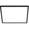 Image de BRILONER SLIM Plafonnier LED ultraplat 30x30cm carré 18W 2400lm 4000K lumière blanc neutre rétroéclairage Noir lampe plafond salon bureau cuisine couloir