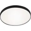 Image de Lampe LED pour salle de bain BRILONER LEUCHTEN MALBONA, 13 W, 1400 lm, IP44, blanc-noir, plastique-métal, Ø 28,5 cm