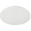 Image de Lampe LED pour salle de bain BRILONER LEUCHTEN BRILI, 18 W, 2200 lm, IP44, blanc, plastique-métal, ciel étoilé, Ø 38,5 cm