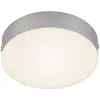 Image de Plafonnier LED BRILONER LEUCHTEN FLAME, 11 W, 1000 lm, IP20, couleur argent, métal-plastique, Ø 15,7 cm