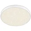 Image de Plafonnier LED BRILONER LEUCHTEN FLAME STAR, 24,5 W, 2400 lm, IP20, blanc, métal-plastique, Ø 38,7 cm