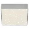 Image de Plafonnier LED BRILONER LEUCHTEN FLAME STAR, 11 W, 1000 lm, IP20, couleur argent, métal-plastique, 15,7 x 15,7 x 3,6 cm