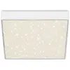 Image de Plafonnier LED BRILONER LEUCHTEN FLAME STAR, 16 W, 1600 lm, IP20, blanc, métal-plastique, 21,2 x 21,2 x 3,6 cm