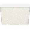 Image de Plafonnier LED BRILONER LEUCHTEN FLAME STAR, 21 W, 2000 lm, IP20, blanc, métal-plastique, 28,7 x 28,7 x 3,6 cm