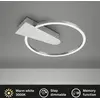 Image de Plafonnier LED Briloner Nico 12 W 980 lm 3000 K aluminium