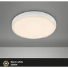 Image de Di-Ka LED encastré Plat sans cadre blanc Ø 10 cm 6W, blanc chaud