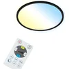 Image de CCT Panneau LED BRILONER LEUCHTEN SLIM S, 22 W, 3000 lm, IP20, noir, plastique, dimmable, CCT, Ø 42 cm