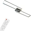 Image de Plafonnier LED BRILONER LEUCHTEN FRAME S, 40 W, 5200 lm, IP20, noir, métal-plastique, intensité lumineuse variable, 110 x 24,8 x 7,8 cm
