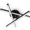 Image de Plafonnier LED BRILONER LEUCHTEN REY, 15 W, 2200 lm, IP20, noir, métal, 40 x 35,5 x 11,2 cm
