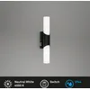 Image de Lampe de salle de bain LED, noir, LED/7 W